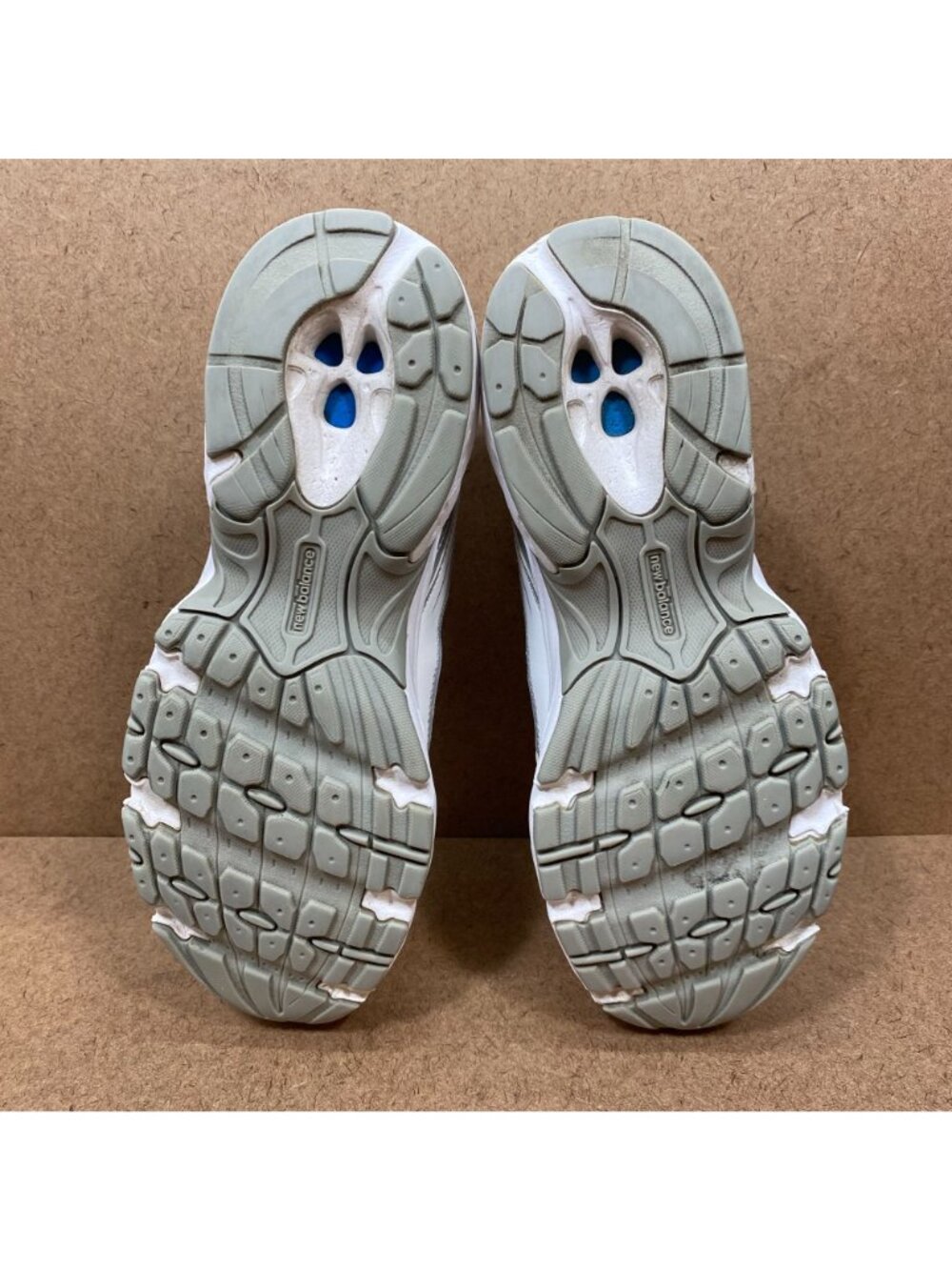 New Balance Women's Athletic Sneakers in White and Light Gray - Picture 7 of 8